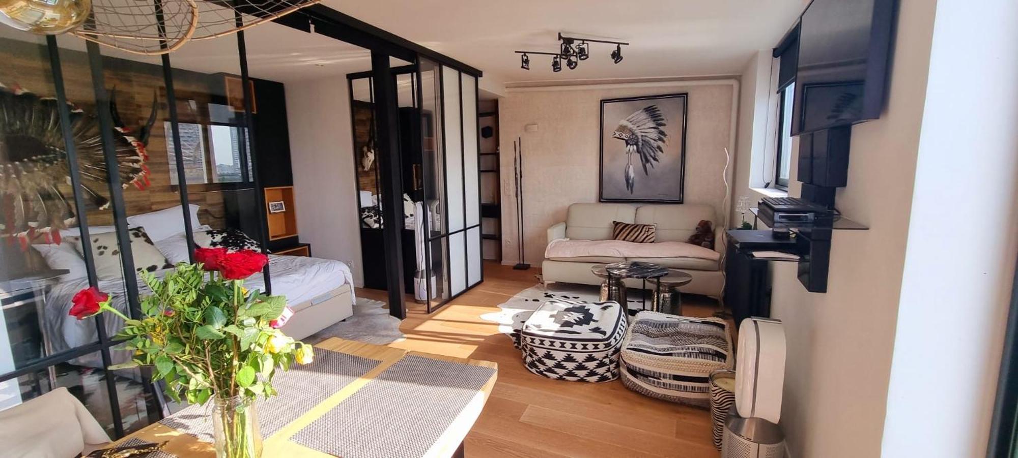Appartement Vue Tour Eiffel Paris 16 Eme Buitenkant foto