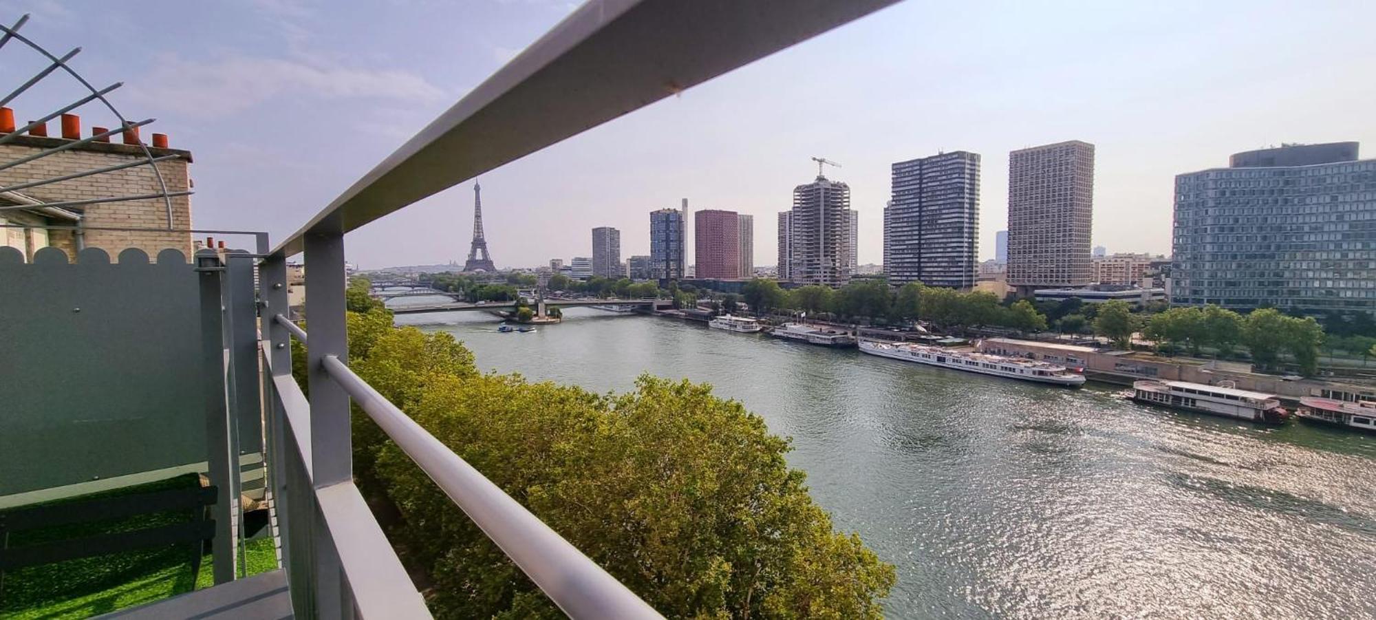 Appartement Vue Tour Eiffel Paris 16 Eme Buitenkant foto
