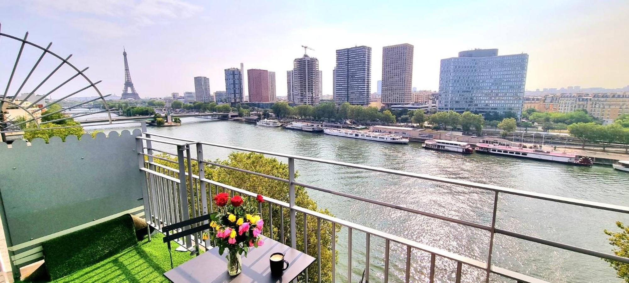 Appartement Vue Tour Eiffel Paris 16 Eme Buitenkant foto